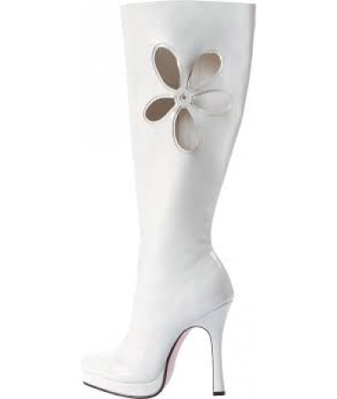 White Lovechild Boots Size 9 HIRE